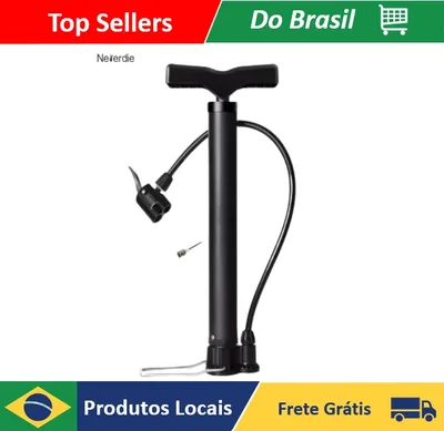 Mtb Speed And Ball Bike Bike Tire Fill Air Pump With 3 Noaks And Adapter-Neverdie Store