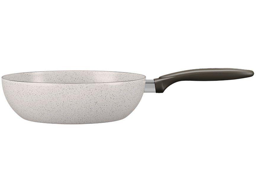 Panela Wok Antiaderente Brinox de Alumínio - Suprema Vanilla 24cm