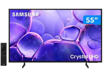 Smart TV 55" Samsung 4K UHD Crystal UHD UN55U8600FGXZD Tizen Bixby 3 HDMI