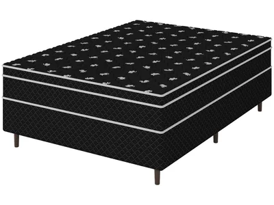 Cama Box Conjugada Casal Umaflex de Espuma 138x52x188cm Carol