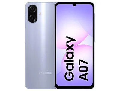Celular Samsung Galaxy A07 128GB Violeta 4GB RAM Tela 6,7" Câm. Dupla + Selfie 8MP