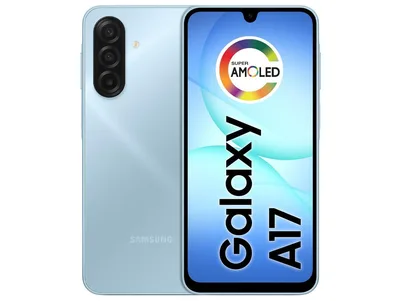 Celular Samsung Galaxy A17 256GB 8GB RAM Azul 6,7" Câm. Tripla + Selfie 13MP
