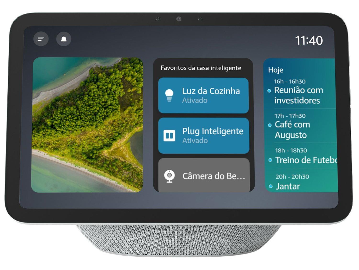 Amazon Echo Show 8 - Com novo design Tela vibrante HD de 8,7" Áudio espacial e Alexa - Com acesso Alexa+