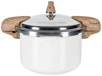 Panela de Pressão Brinox 5,4L Indução Vanilla Pressure