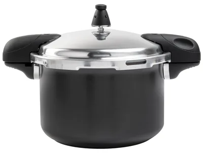 Panela de Pressão Brinox 5,4L Indução Preta Pressure