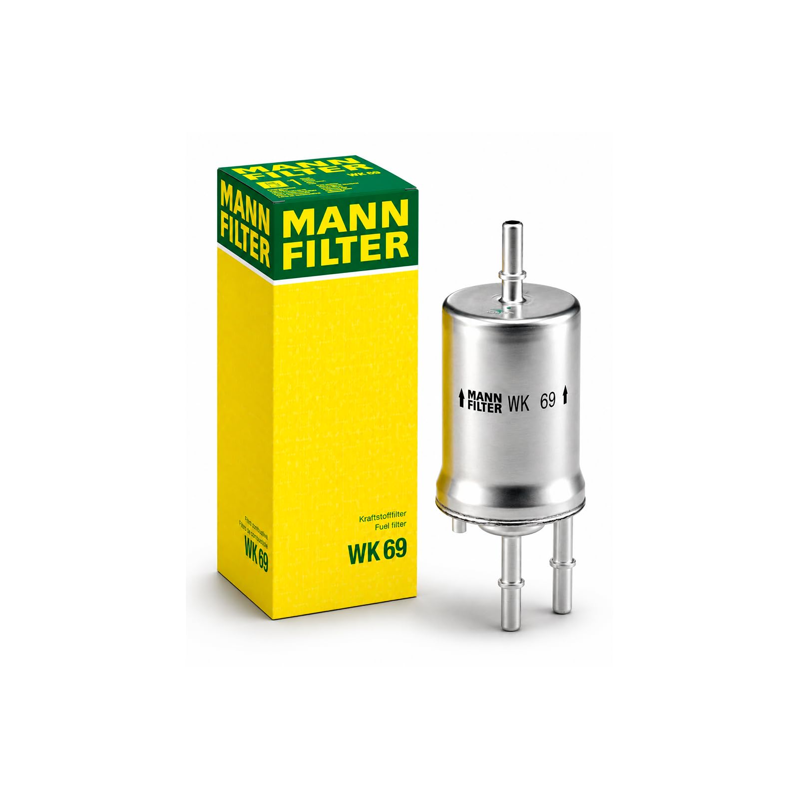 MANN-FILTER Original, Filtro de Combustível, WK 69, Para Modelos Audi e Volkswagen