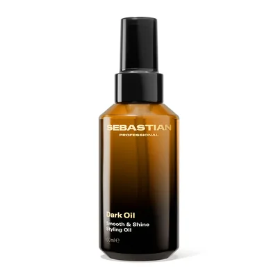 Sebastian Professional, Dark Oil, óleo capilar de brilho e maciez com absorção rápida para todos os tipos de cabelo, 100ml