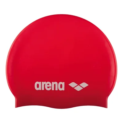 Arena Touca De Natação Unissex De Silicone Para Jovens E Meninas, Vermelho/Branco, Tamanho Único