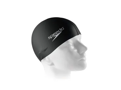Touca de Natação, Speedo, Flat Cap, Silicone Resistente com Encaixe Confortável,Tamanho Único