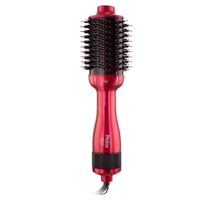 Philco Escova Secadora PEC13 4 em 1 Soft Beauty Cherry Bivolt Plástico ou liga de metal Rosa