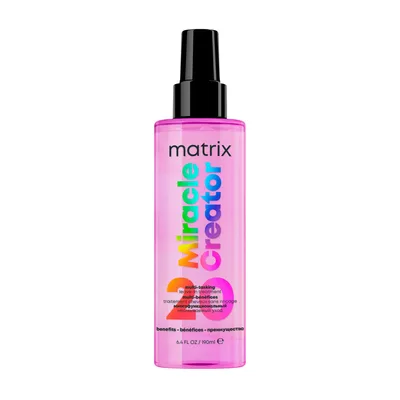 Matrix, Spray Multibenefícios, Miracle Creator, Para Todos Os Tipos De Cabelo, 20 Benefícios, Multifuncional, Leave-in Em Spray, Revitaliza, Nutre E Protege Termicamente, 190ml