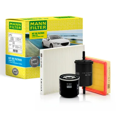 MANN-FILTER Kit 4 Filtros Manutenção Renault Kwid SP11065-4