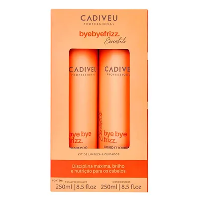 Kit Shampoo e Condicionador Bye Bye Frizz, Cadiveu Essentials