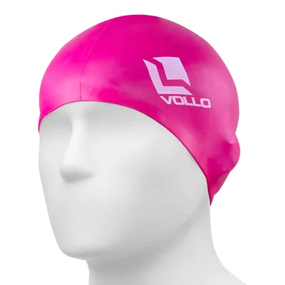 Touca de Natação 100% Silicone VN301-4 Rosa Vollo Sports