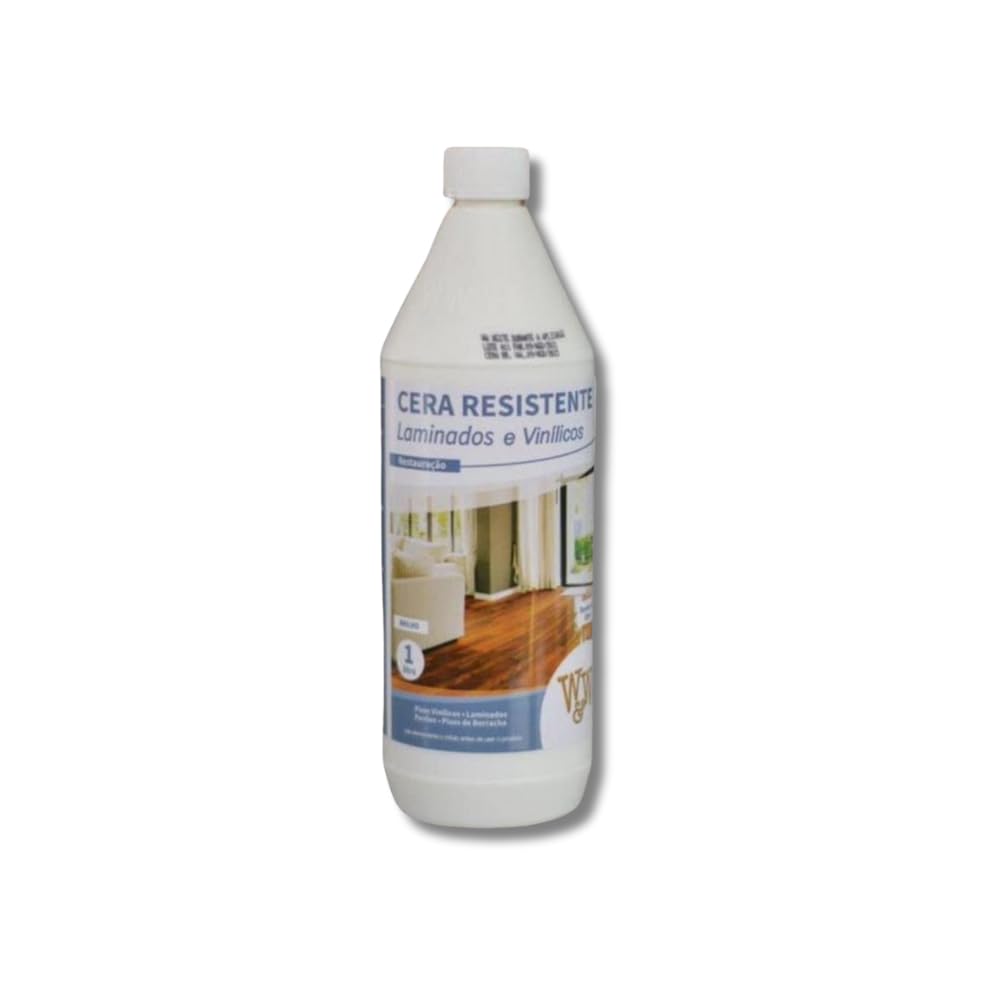 Cera Para Laminados Pisos Revitaliza Restaura Brilho W&W 1L
