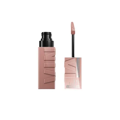 Maybelline NY SuperStay Vinyl Ink Batom Líquido Acabamento Vinil Espelhado e Efeito Gloss, Longa Duração de 16h, Não Borra e Não Transfere, Fórmula Vegana Cor Captivated 4,2ml