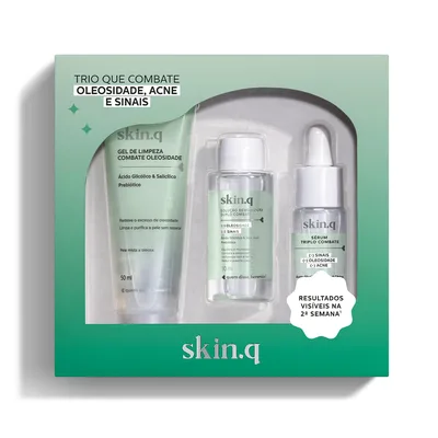 Quem disse, Berenice? Kit Mini Combate Oleosidade Skin.q (3 itens)