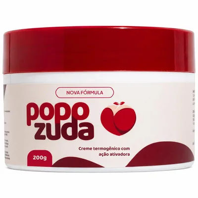 Popozuda Creme Rosa Corporal Anticelulite E Antiestrias | Creme Termogênicom Com Ação Ativadora Nova Formula