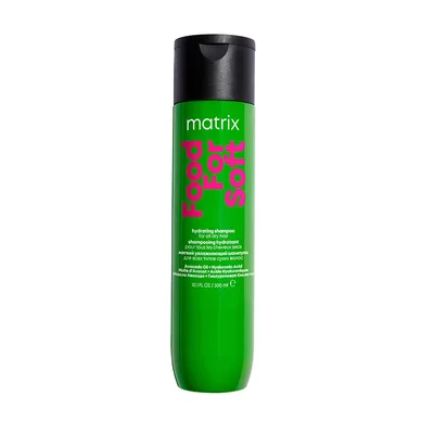 Matrix, Shampoo Hidratante, Food For Soft, Para Todos Os Tipos De Cabelo, Proporciona 7x Mais Hidratação, Com Toque Suave, Da Brilho, Maciez, Nutre E Repara, 300ml