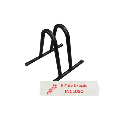 PB Store Suporte Expositor de Chão para 1 Bicicleta Preto - 15 cm x 30 cm x 27 cm - Armazenamento de Bicicletas em Residências e Estabelecimentos Comerciais