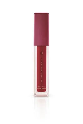 Eudora Niina Secrets Batom Líquido Skinny Matte Vermelho Hibisco 5Ml