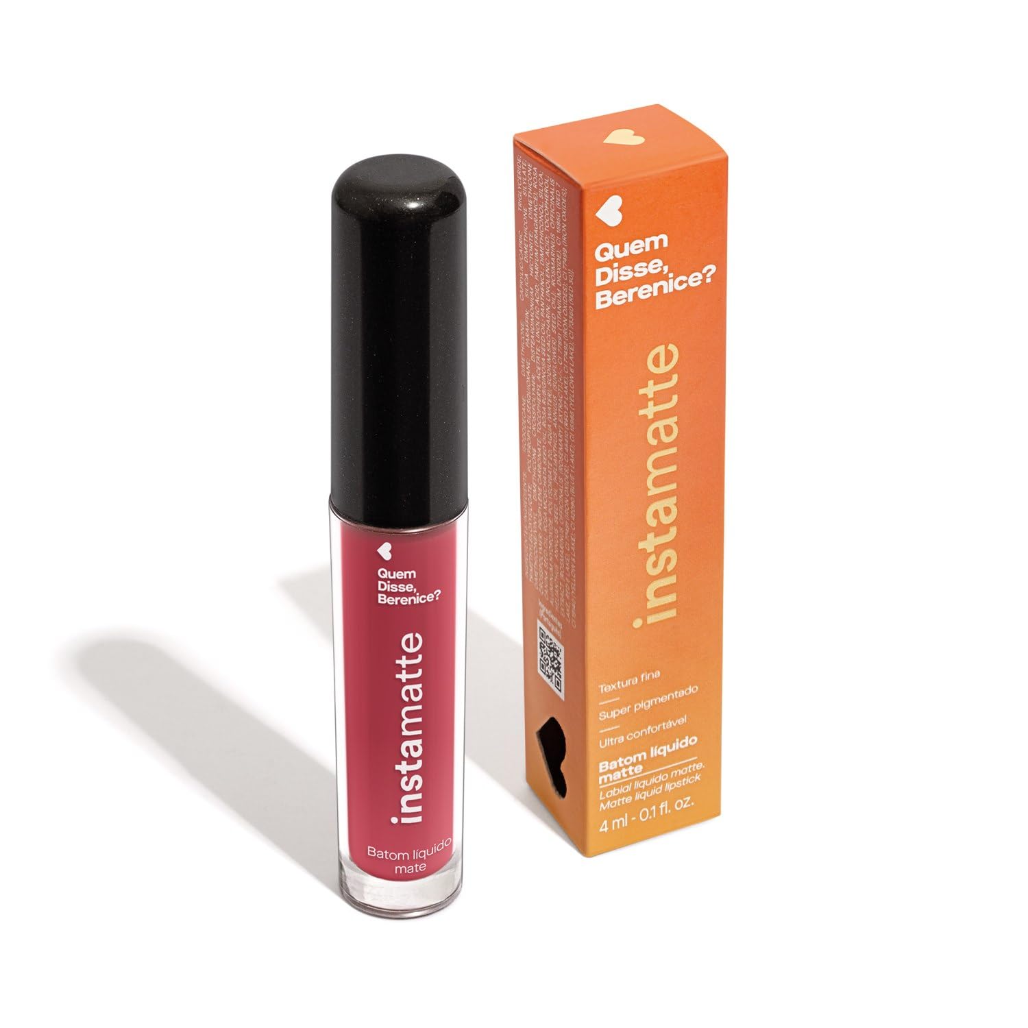 Batom Líquido Vinheli 4ml Quem Disse, Berenice?