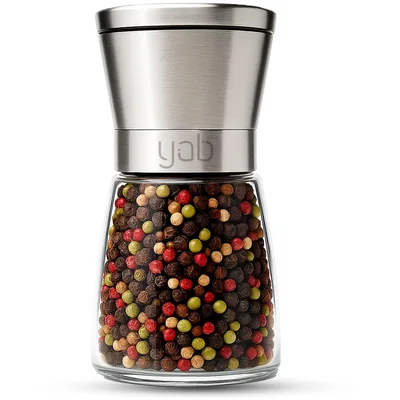 Moedor De Tempero Pimenta Especiarias Manual Inox Yab