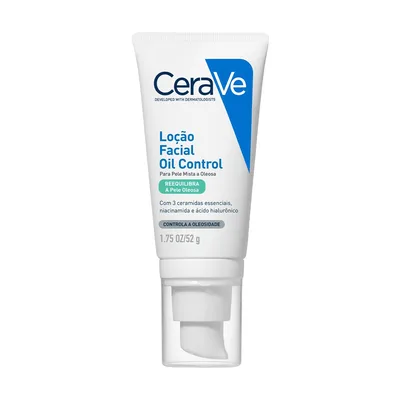 CeraVe Oil Control, Loção Facial Hidratante para Pele Oleosa, 52g