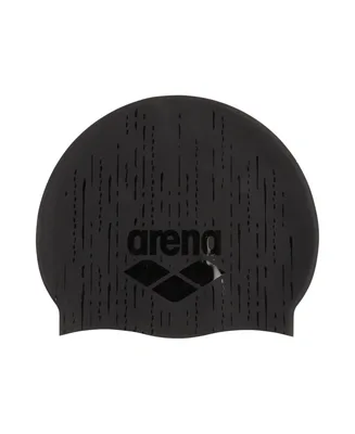 Touca de Natação Shine Preto e Azul Tamanho Único Arena