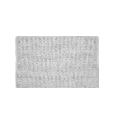 Tapete Grande Para Banheiro 50x100cm Bola Antiderrapante Microfibra(1 Unidade,Cinza Gelo)