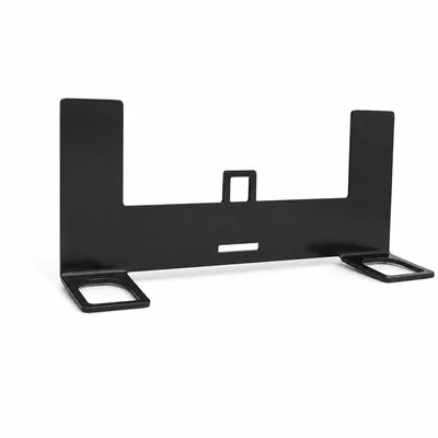 Suporte Adaptador ISOFIX Universal para Banco Traseiro, Aço Carbono 3mm, 13,5 x 33,5 x 7cm, Preto Premium