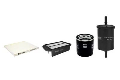 MANN-FILTER Kit 4 Filtros Manutenção Hyundai HB20 Creta SP 1 1076-4