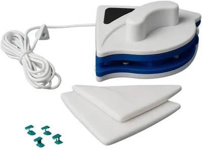 Limpador Magnético para Vidros com Duas Faces e Corda de Segurança para Janelas e Apartamentos e banheiro Forte magnetismo – LINHA PREMIUM