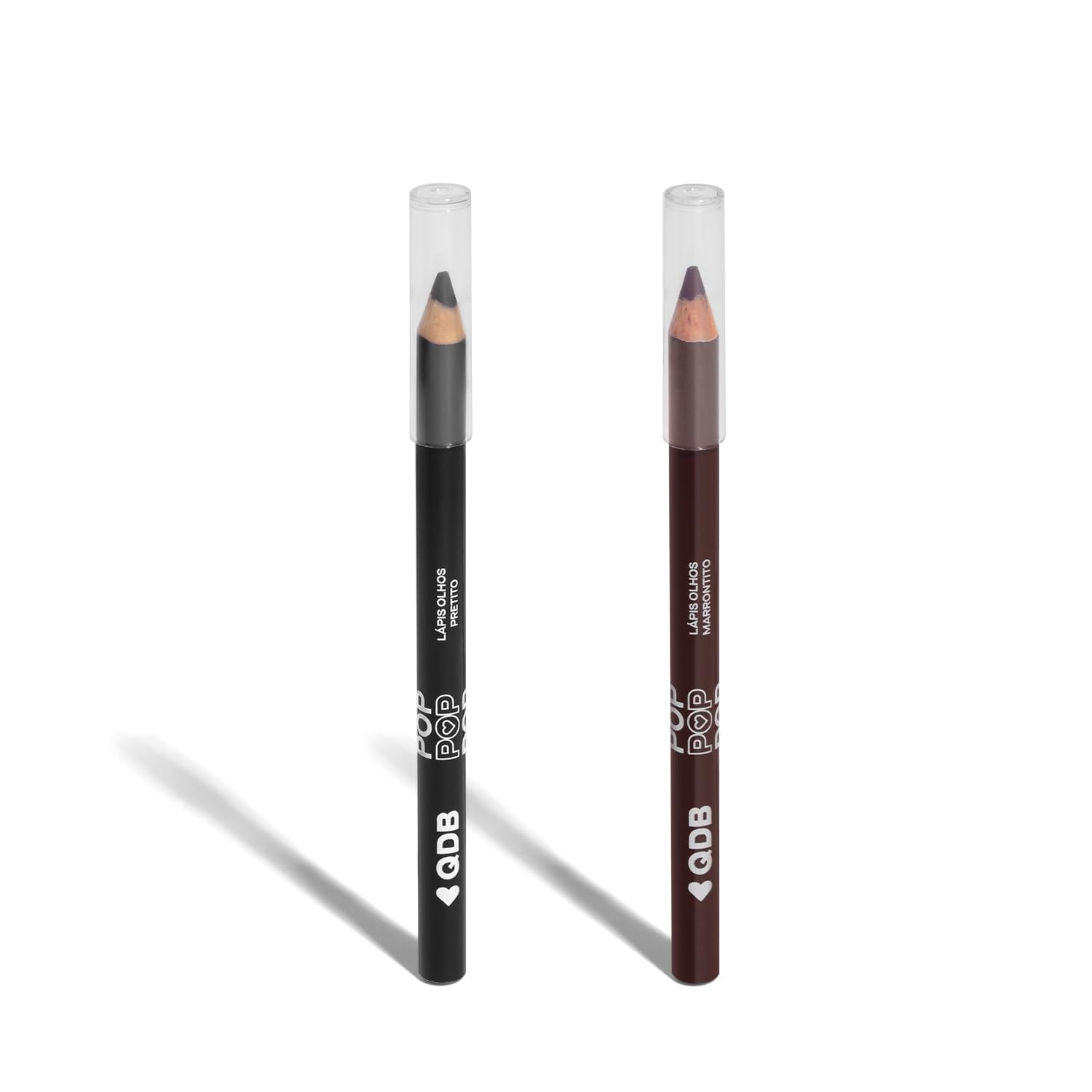 Combo Lápis Para Olhos POP: Preto 1,1 + Marrom 1,1g