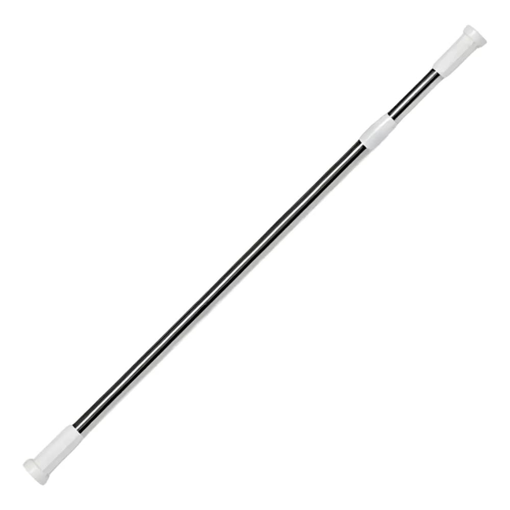 Varão Extensível Inox 70 a 120cm Sem Furo para Cortina Banheiro e Cozinha