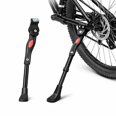Descanso para Bicicleta Regulável Aro 20 a 29 Pezinho em Alumínio Reforçado, Antiderrapante, Fácil Instalação, Compatível com MTB, Urbana e Speed