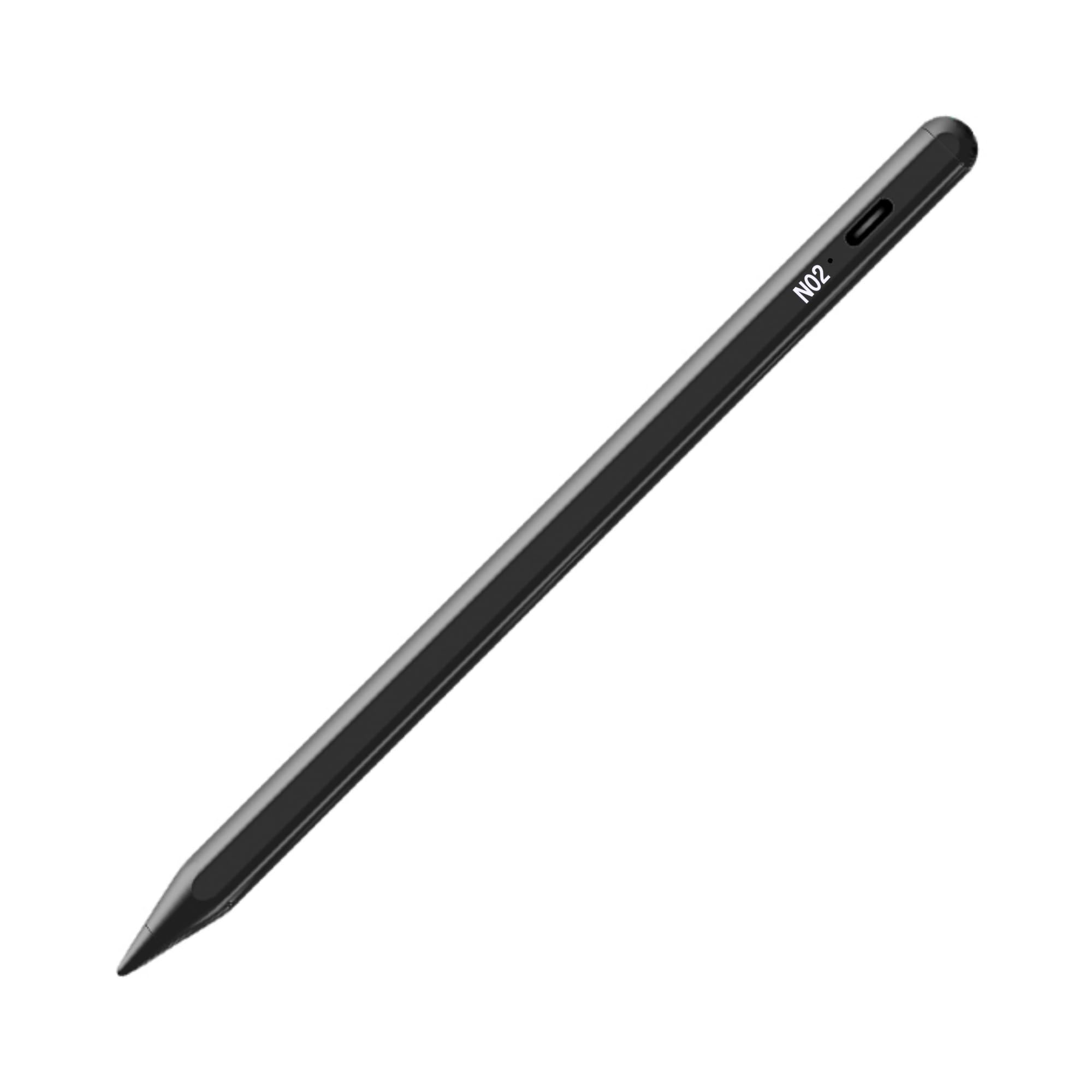 Caneta Digital para iPad NO2PROBLEMS Pencil Stylus Touch com Ponta Extra e Alta Sensibilidade Escrita Suave (Preta)