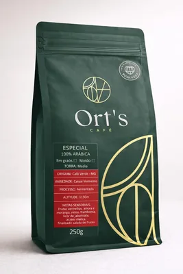 Ort's Café Especial Catuaí Vermelho, 100% Arábica, em grãos 250g