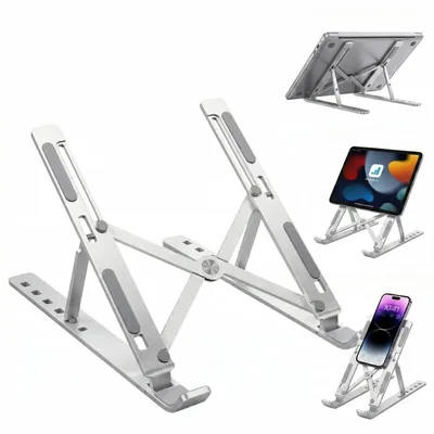 Suporte Notebook Aluminio Premium Ergonomico Mesa Tablet Portatil Ajustavel
