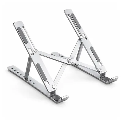 Suporte para Notebook e Tablet em Alumínio Premium, Dobrável e Portátil, 6 Ângulos Ajustáveis, Antiderrapante, Ideal para Home Office