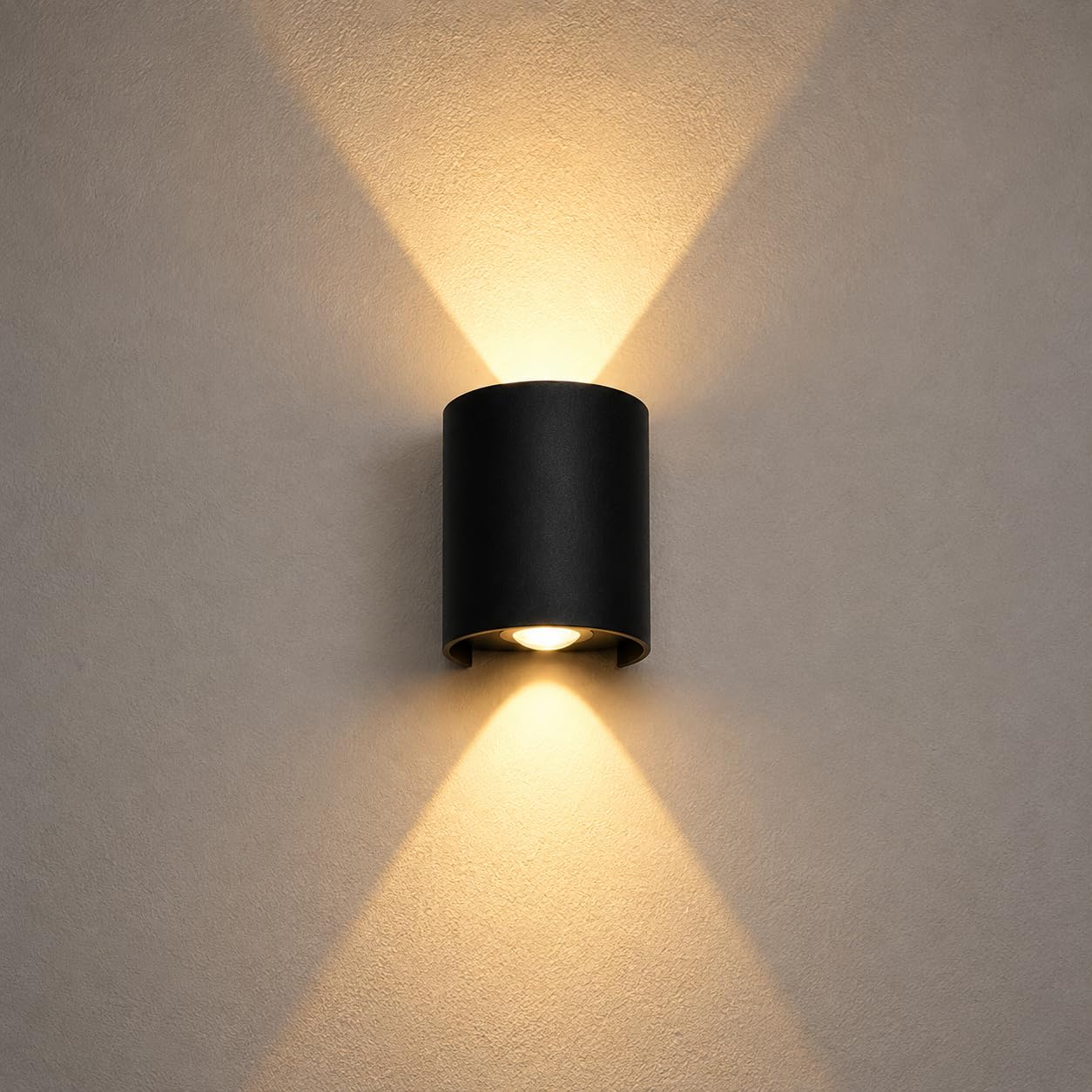 Arandela LED 4W Bivolt Branco Quente 2 Fachos de Luz Parede