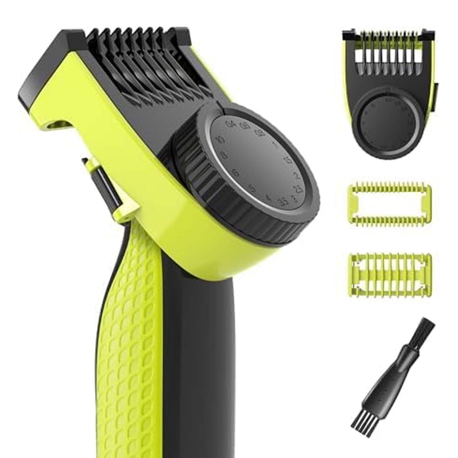 Guia Ajustável 14 em 1 para OneBlade QP2520/QP2530/QP2620/QP2630 | Ajuste preciso de 0,4 a 10 mm em 14 opções de comprimento. Substitui todos os pentes avulsos — tenha tudo em um só produto.