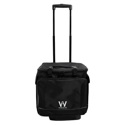 Bolsa Mala Com Rodas Para Transporte E Viagem De 12 Garrafas De Vinho | Mala Com Rodas Para Transportar Garrafas De Vinho E Whisky