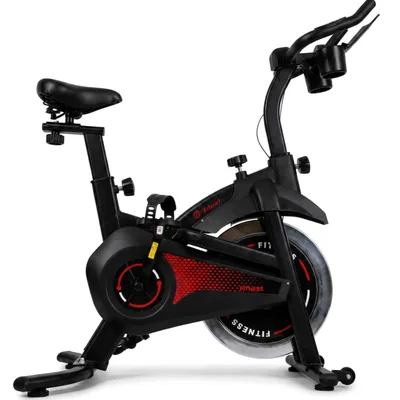 Bicicleta Ergométrica Spinning Peso Inércia 13kg Fitness Cardio Até 150kg Profissional Altura E Guidão Ajustável Treino Musculação