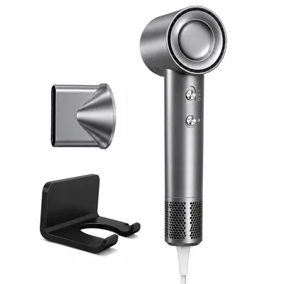 Secador de Cabelo, com Íons Negativos, Motor 110.000 RPM, 127v Secador de Cabelo Profissional, Secador Alta Velocidade, Bocal Magnético 360°, Níveis de Velocidade Cabo 1,6 m com íons negativos e baixo ruído de 59 dB