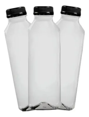 Kit 30 Garrafa Plástica 1l Água, Sucos, Produtos De Limpeza