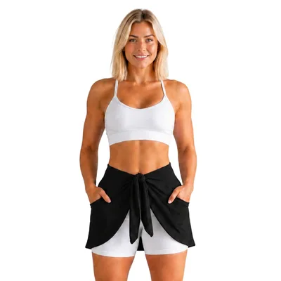 Tapa Bumbum Feminino com Bolsos e Amarração, Ideal Para Corrida Caminhada Academia E Musculação