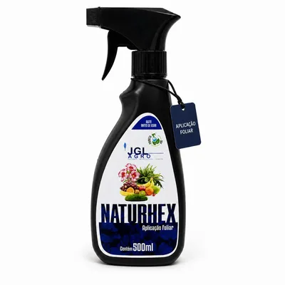 JGL-AGRO Naturhex Repelente Natural Cuidado Foliar 500ml | Poderoso Repelente foliar contra insetos e pragas