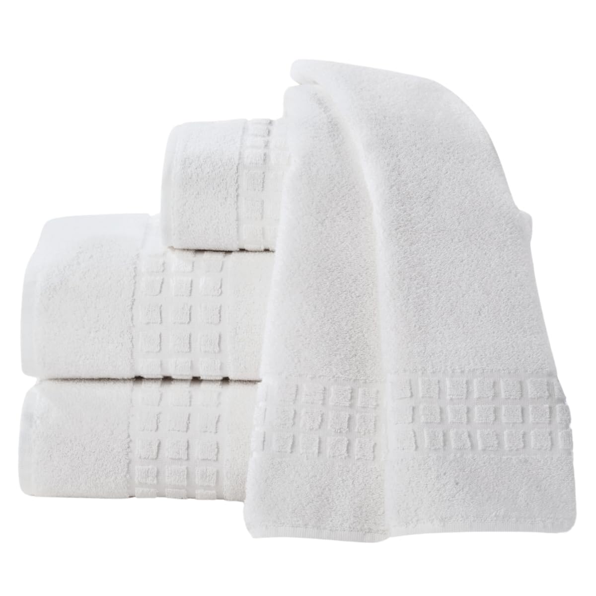 Kit 5 Toalhas Rosto Teka Profiline Hotel 500g/m² Alta Gramatura Branca | Alta Absorção, Alta Gramatura, Lavagem Industrial, Resistente ao Cloro, Uso Profissional
