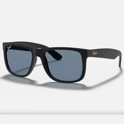 Óculos de sol unissex Justin Clássica Preto / Azul Ray-Ban